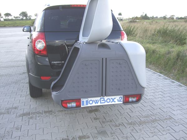 TowBox System BOX System BOX V2, grau, seitl. Beladung